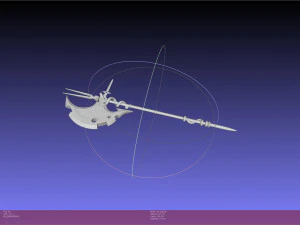 Gate Rory Mercury Axe Printable Assembly 3D Print Model