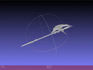 Gate Rory Mercury Axe Printable Assembly 3D Print Model