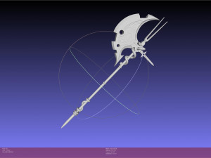 Gate Rory Mercury Axe Printable Assembly 3D Print Model