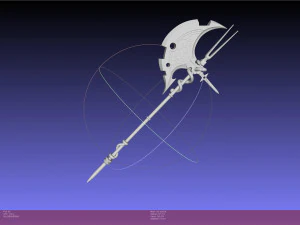 Gate Rory Mercury Axe Printable Assembly 3D Print Model
