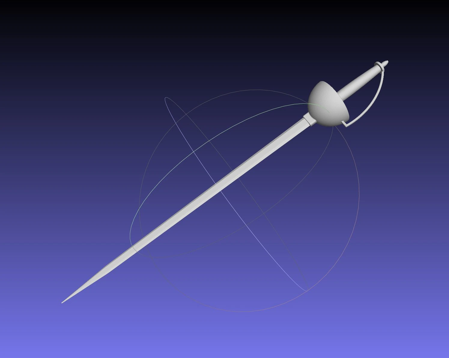 Esdeath Sword Printable Model 3D Print Model .c4d .max .obj .3ds .fbx .stl .blend 