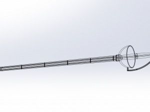 Esdeath Sword Printable Model 3D Print Model