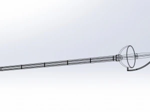 Esdeath Sword Printable Model 3D Print Model
