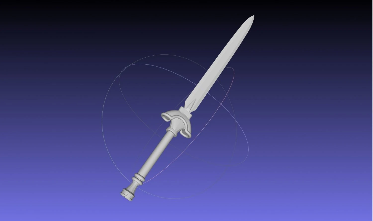 Shield Hero Raphtalia Sword Assembly 3D Print Model .c4d .max .obj .3ds .fbx .stl .blend