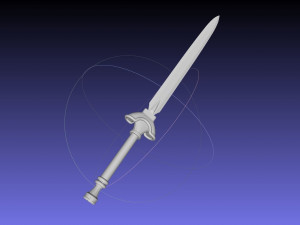 Shield Hero Raphtalia Sword Assembly 3D Print Model