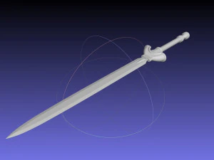 Shield Hero Raphtalia Sword Assembly 3D Print Model