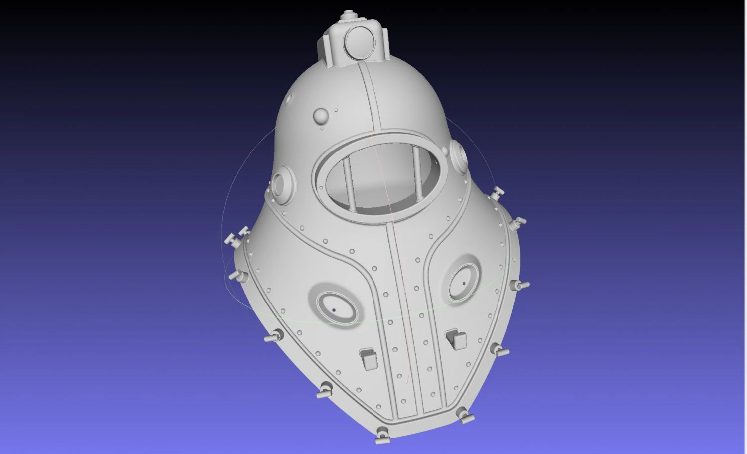 Bioshock Big Daddy Sujeto Delta Casco Modelo de impresión 3D .c4d .max .obj .3ds .fbx .stl .blend 