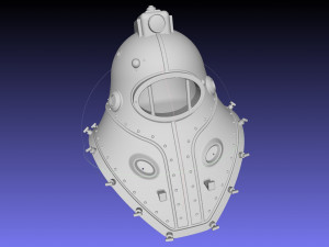 Bioshock Big Daddy Subject Delta Helmet 3D Print Model