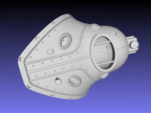 Bioshock Big Daddy Sujeto Delta Casco Modelo de impresión 3D