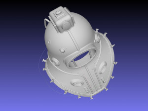 Bioshock Big Daddy Subject Delta Helmet Modelo de impresión 3D