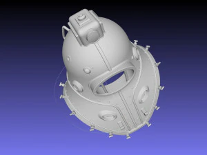 Bioshock Big Daddy Sujeto Delta Casco Modelo de impresión 3D