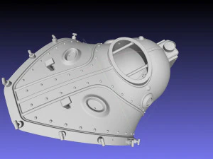 Bioshock Big Daddy Sujeto Delta Casco Modelo de impresión 3D