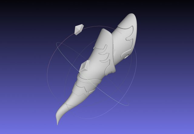 Final Fantasy XIV Yshtola Fingerpiece Printable Model Modello di stampa 3D .c4d .max .obj .3ds .fbx .stl .blend