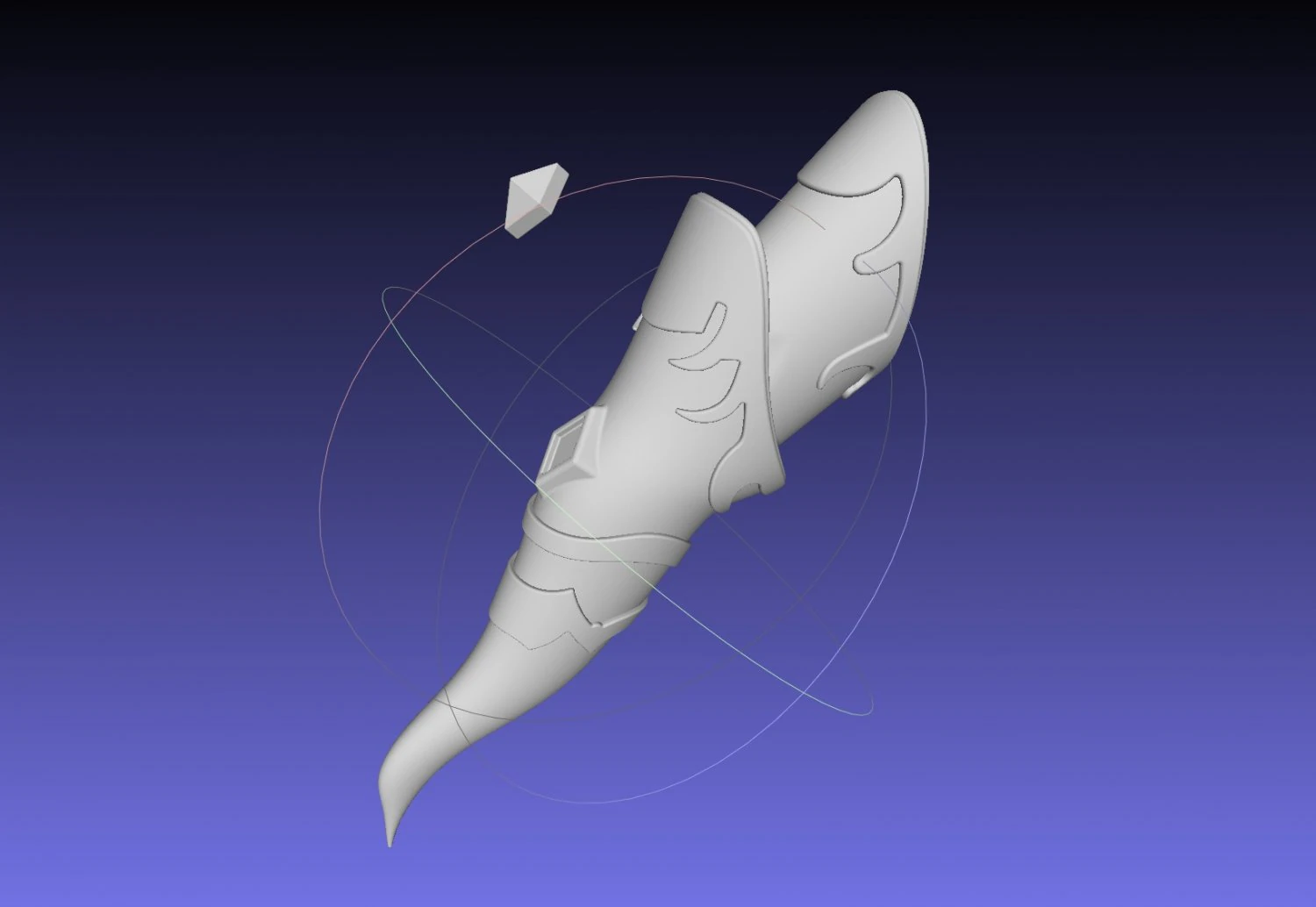 Final Fantasy XIV Yshtola Fingerpiece Printable Model 3D Print Model .c4d .max .obj .3ds .fbx .stl .blend 