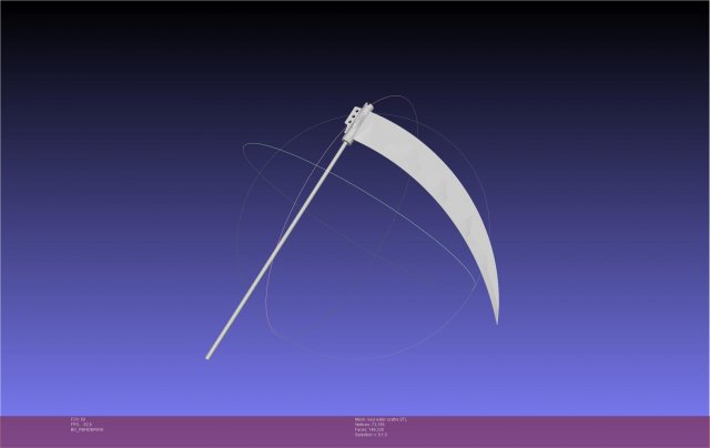 Soul Eater Scythe Assembly Modello di stampa 3D .c4d .max .obj .3ds .fbx .stl .blend 