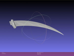Soul Eater Scythe Assembly Modello di stampa 3D