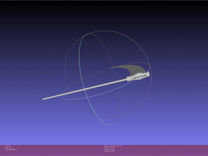 Soul Eater Scythe Assembly Modello di stampa 3D