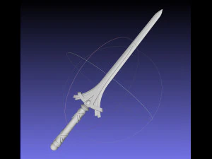 Sword Art Online Alicization Asuna Underworld Sword Assembly 3D Print Model