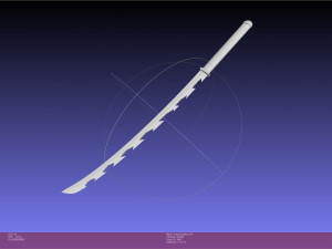 Demon Slayer Inosuke Katanas Assembly 3Dプリントモデル