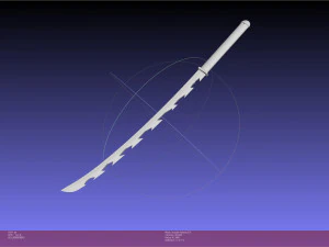 Demon Slayer Inosuke Katanas Assembly 3D Print Model