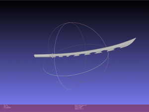 Demon Slayer Inosuke Katanas Assembly 3D-printmodel