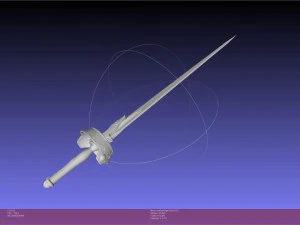 Sword Art Online Asuna Lambent Light Rapier-Modell 3D Druckmodell