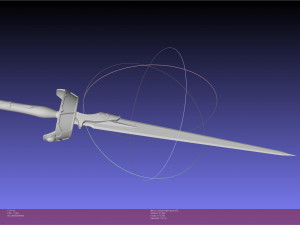 Sword Art Online Asuna Lambent Light Rapier Model 3D-printmodel
