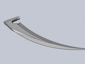Durarara Celty Scythe Model 3D Print Model