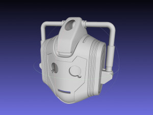 Doctor Who Cyberman Helmet 3D Print Model