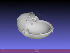 Star Wars Mandalorian Baby Yoda Crib 3D Print Model