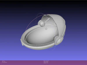 Star Wars Mandalorian Baby Yoda Crib 3D Print Model