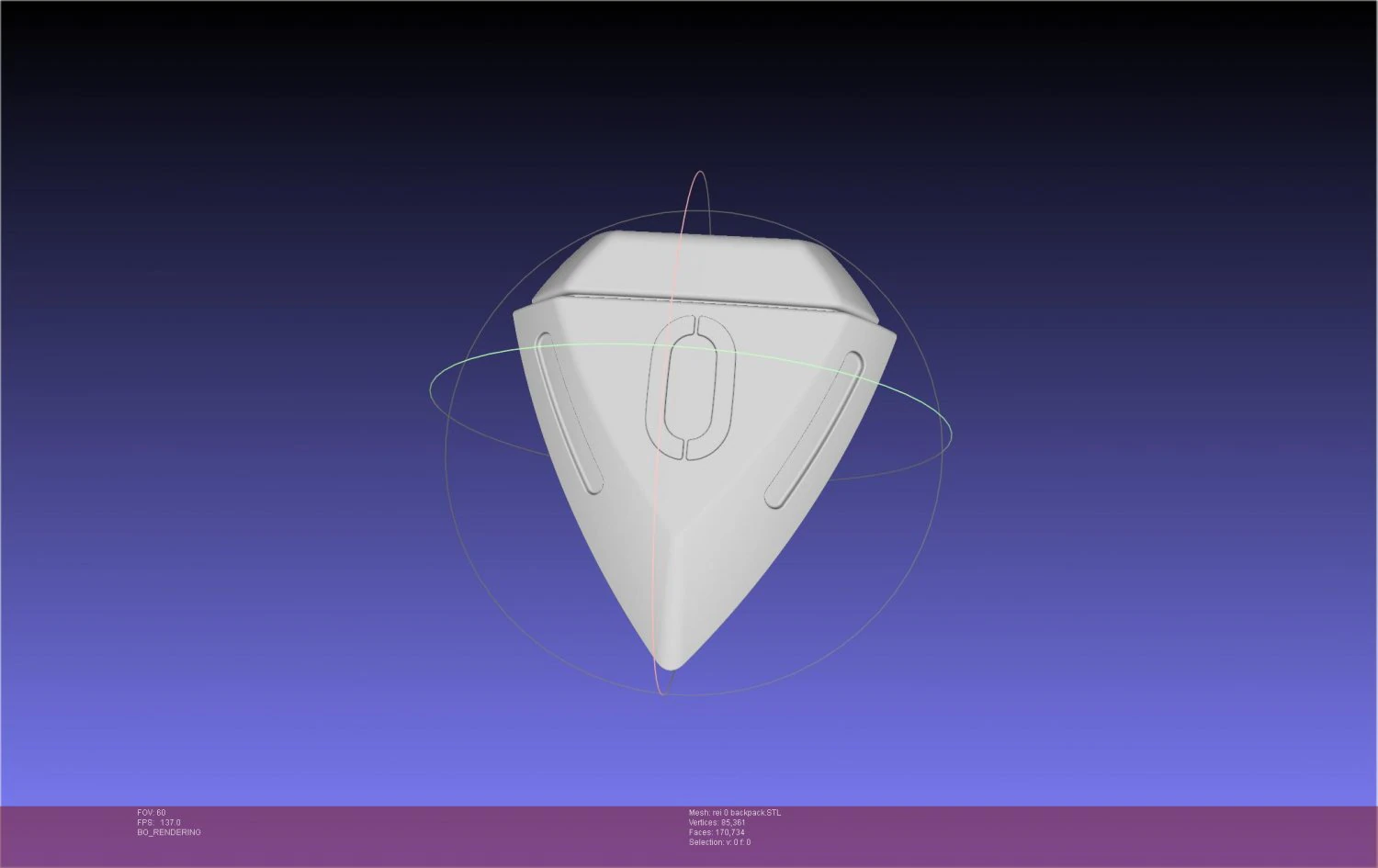 Evangelion Rei Unit 0 Backpack Printable Model 3D Print Model .c4d .max .obj .3ds .fbx .stl .blend