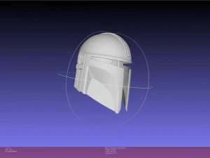 Star Wars Mandalorian Helmet 3D Print Model