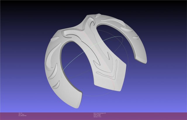 Fate Jeanne D Arc Headgear Printable Model Modelo de Impressão 3D .c4d .max .obj .3ds .fbx .stl .blend 
