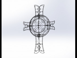 Mashu Kyrielight Shield 3D Printable Assembly Model do druku 3D