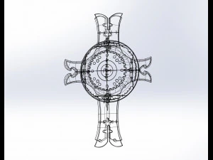 Mashu Kyrielight Shield 3D Printable Assembly 3D Print Model