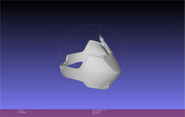 Sword Art Online Asuna Chestplate Printable Armor Model Cetak 3D .c4d .max .obj .3ds .fbx .stl .blend 