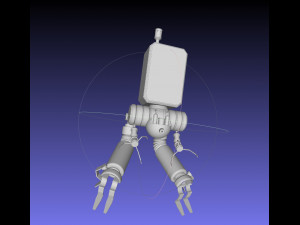 Simplified NieR Automata Pod 042 Basic Model 3Dプリントモデル