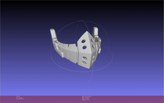 My Hero Academia Deku Mask 3D-printmodel .c4d .max .obj .3ds .fbx .stl .blend 