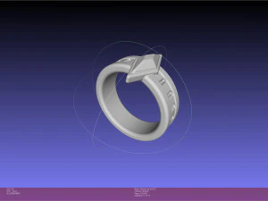 Final Fantasy XIV Yshtola Ring Printable Model 3D Print Model