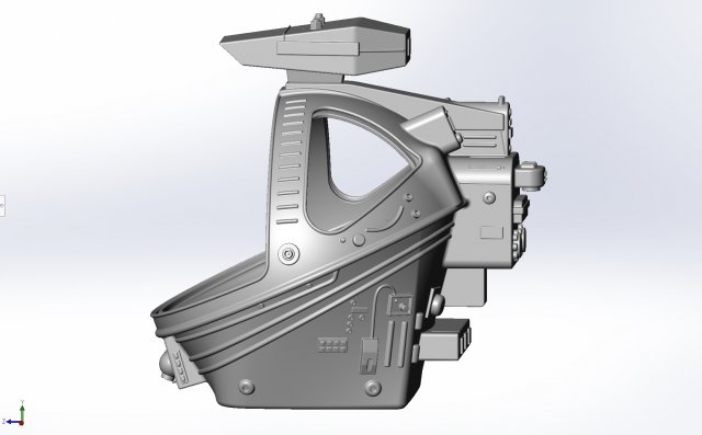 ALIEN Spacesuit Helmet Printable Replica Modelo de impresión 3D .c4d .max .obj .3ds .fbx .stl .blend 