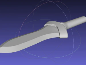 Poignard de lancer de tueur de gobelins Modèles 3D en vedette