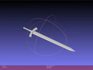Fate Saber Alter Sword Printable Assembly 3D Print Model