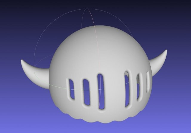 Seven Deadly Sins King Helbram Helmet Printable Model Modelo de impresión 3D .c4d .max .obj .3ds .fbx .stl .blend 