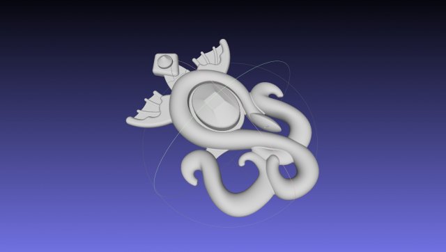 Final Fantasy XIV Yshtola Snake Pendant Basic Model Modelo de impresión 3D .c4d .max .obj .3ds .fbx .stl .blend 