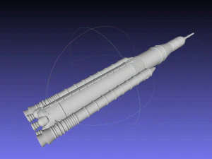 NASA SLS Block 1 Printable Rocket Model 3D Print Model