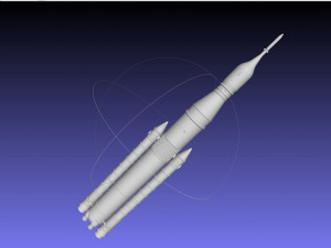 NASA SLS Block 1 Printable Rocket Model 3D Print Model