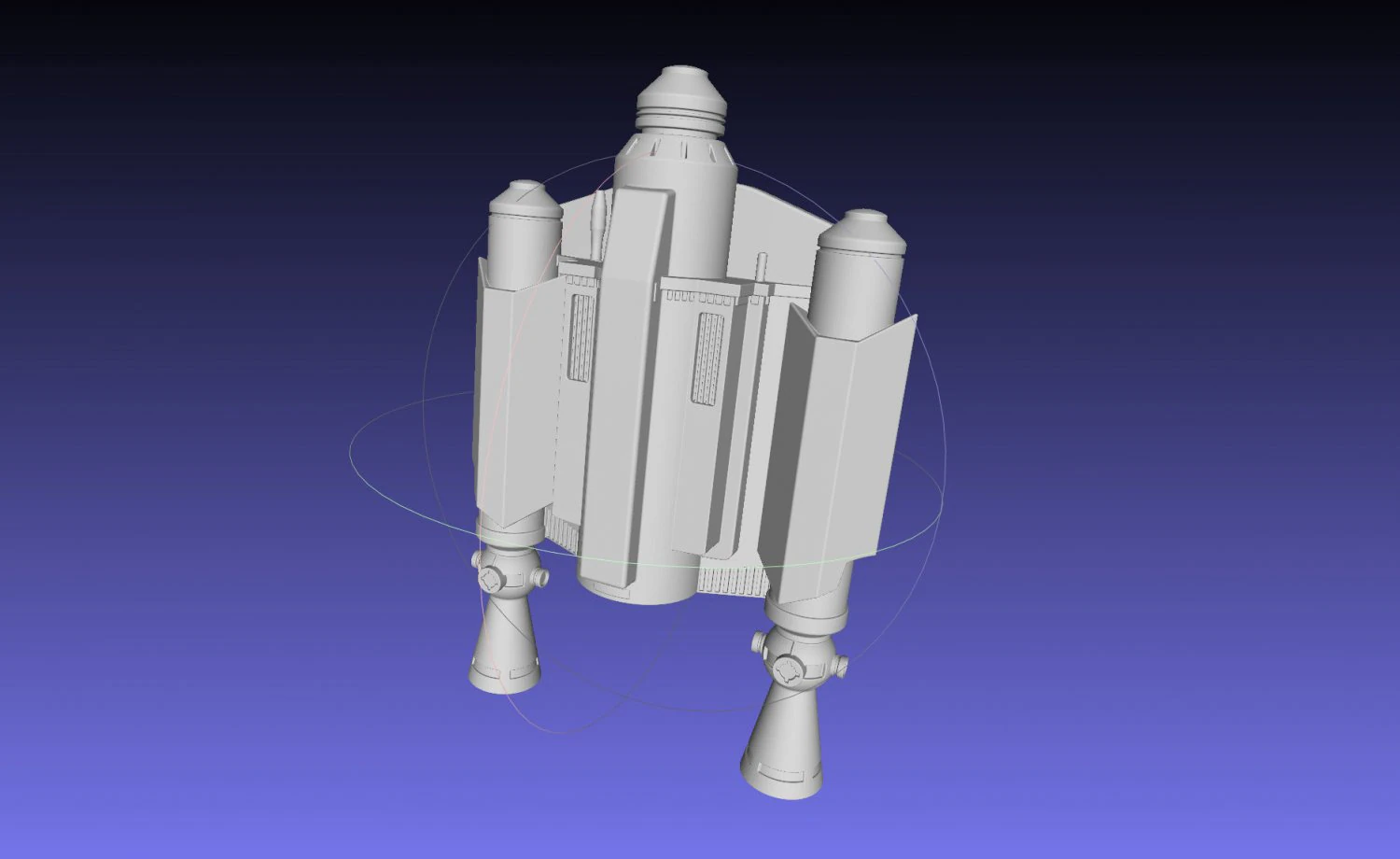 Star Wars Mandalorian Rising Phoenix Jetpack Parts 3D Print Model .c4d .max .obj .3ds .fbx .stl .blend
