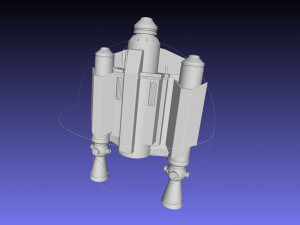 Star Wars Mandalorian Rising Phoenix Jetpack Parts 3D Print Model