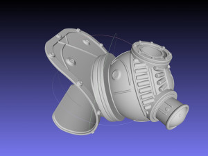 Bioshock Big Sister Helmet Modello di stampa 3D